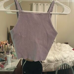 Lilac/ lavender colored crop top